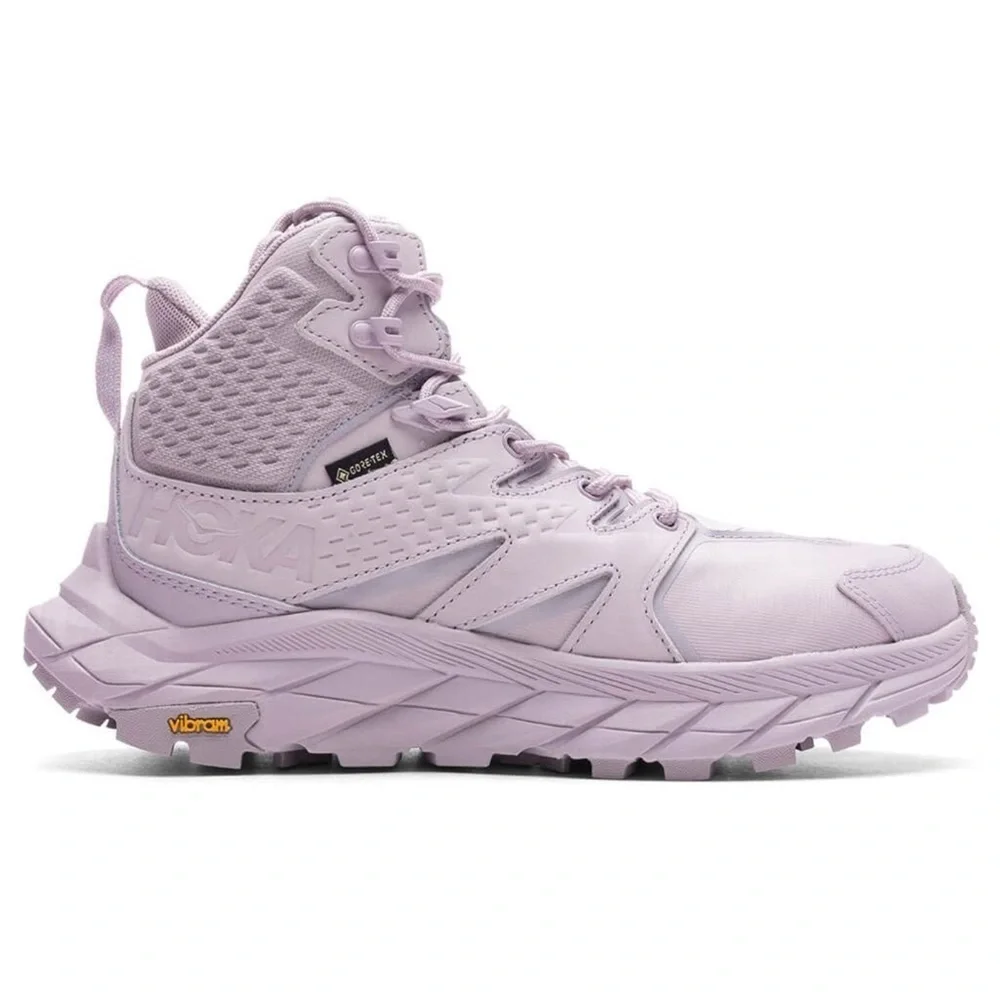 Hoka Women's Athletic Hiking High Top Mountain Trail Race Shoes Light Purple